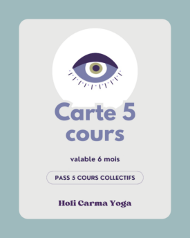 Miniature produit - Pass 5 cours - Holi Carma Yoga