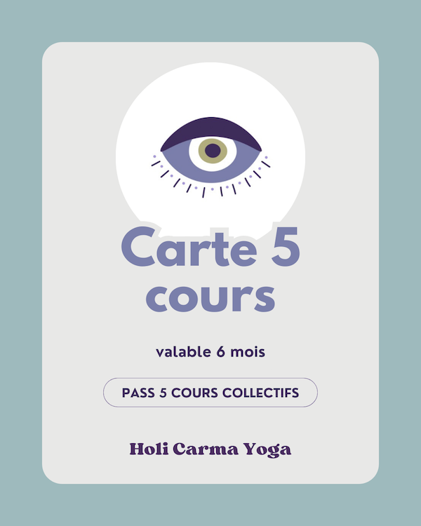 Miniature produit - Pass 5 cours - Holi Carma Yoga