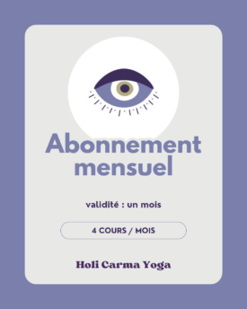 Cours de yoga collectif au studio Holi Carma à Tours