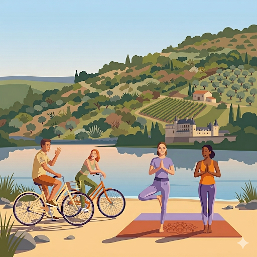 Échappée Larçay — Yoga & Vélo en forêt