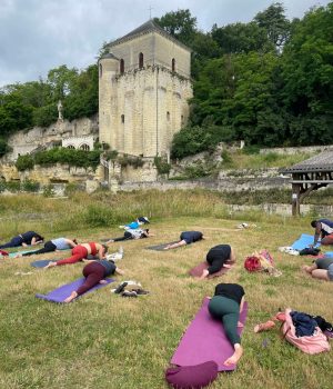 Cours yoga & patrimoine à l'abbaye marmoutier - Holi Carma yoga